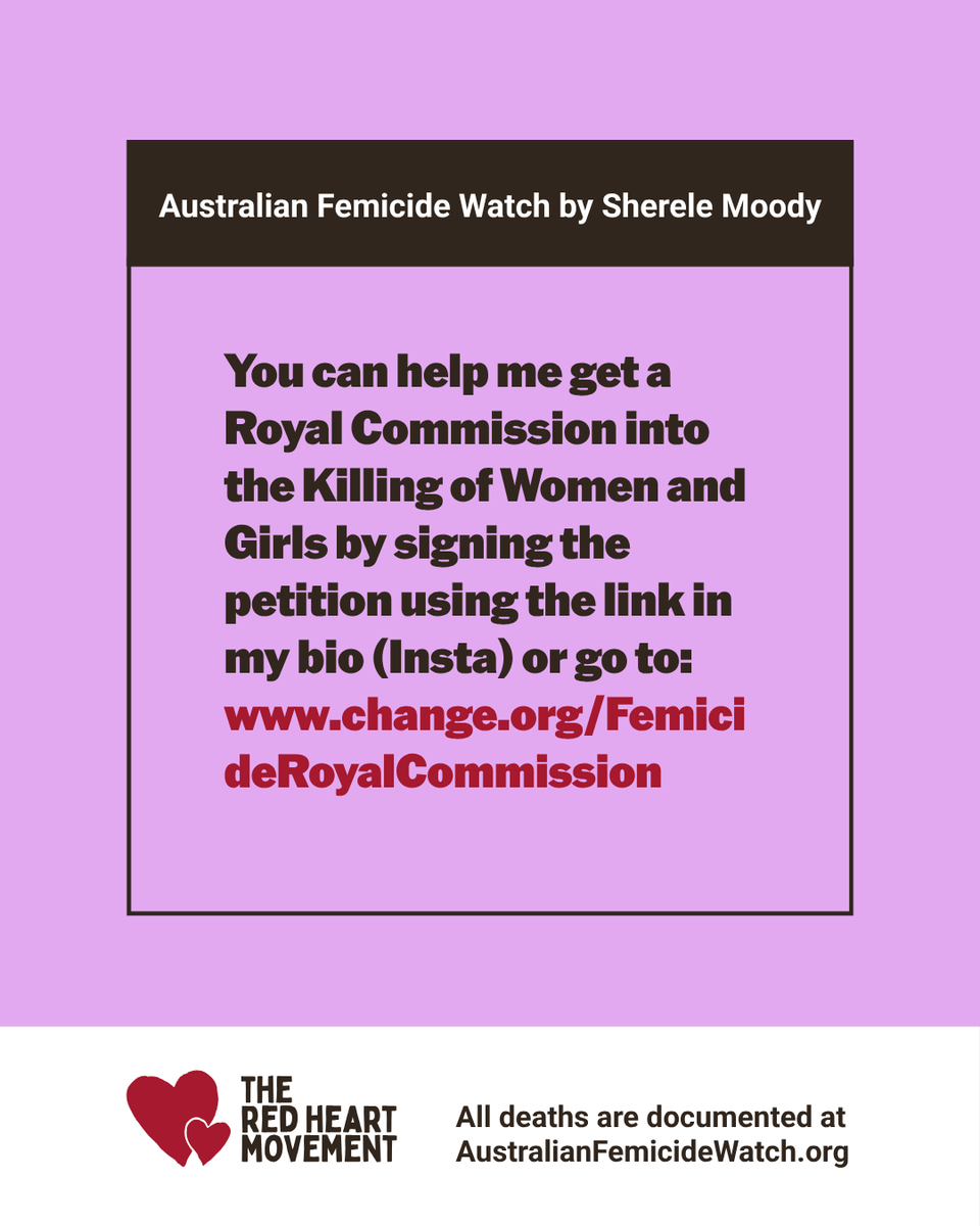 MapFemicide's tweet photo. A man allegedly murdered a woman in Clyde North, Victoria yesterday.  A 32-year-old man, known to the woman, is charged. She is the 42nd Australian woman killed this year and the third woman killed in the past three days. 

❤️https://t.co/fTXj1OmuYW https://t.co/otgcvQH7pe