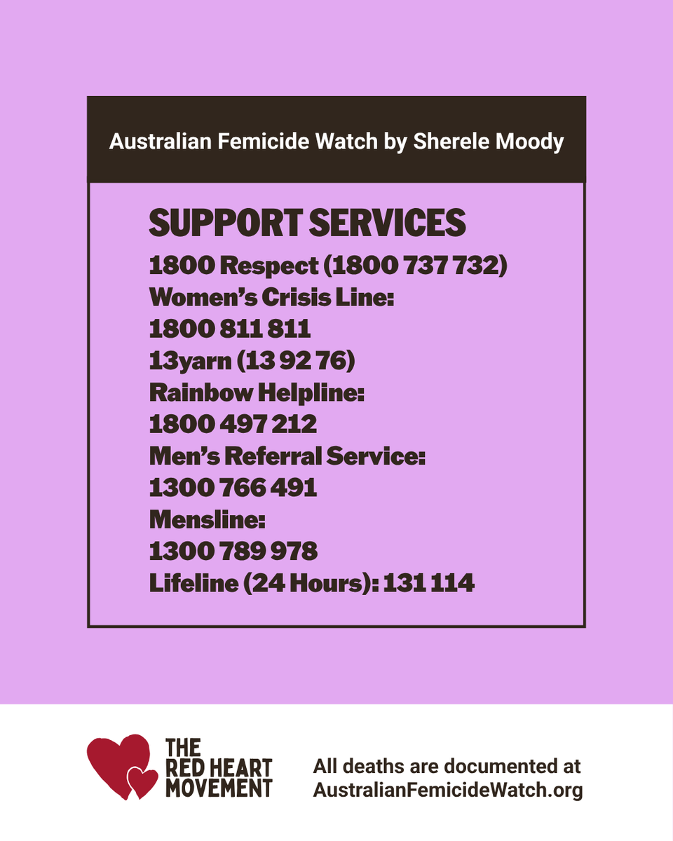 MapFemicide's tweet photo. A man allegedly murdered a woman in Clyde North, Victoria yesterday.  A 32-year-old man, known to the woman, is charged. She is the 42nd Australian woman killed this year and the third woman killed in the past three days. 

❤️https://t.co/fTXj1OmuYW https://t.co/otgcvQH7pe