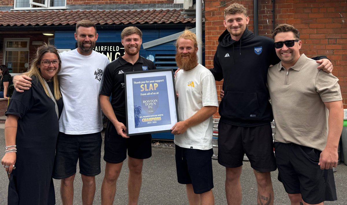 bostontownfc's tweet photo. A fond farewell to Slap!
From all involved at Boston Town FC, we would like to thank you for all your support - but most of all we wish you and your family all the best in your next adventure moving to Australia
We wish you all the best 💙 https://t.co/rksBfe1lKy