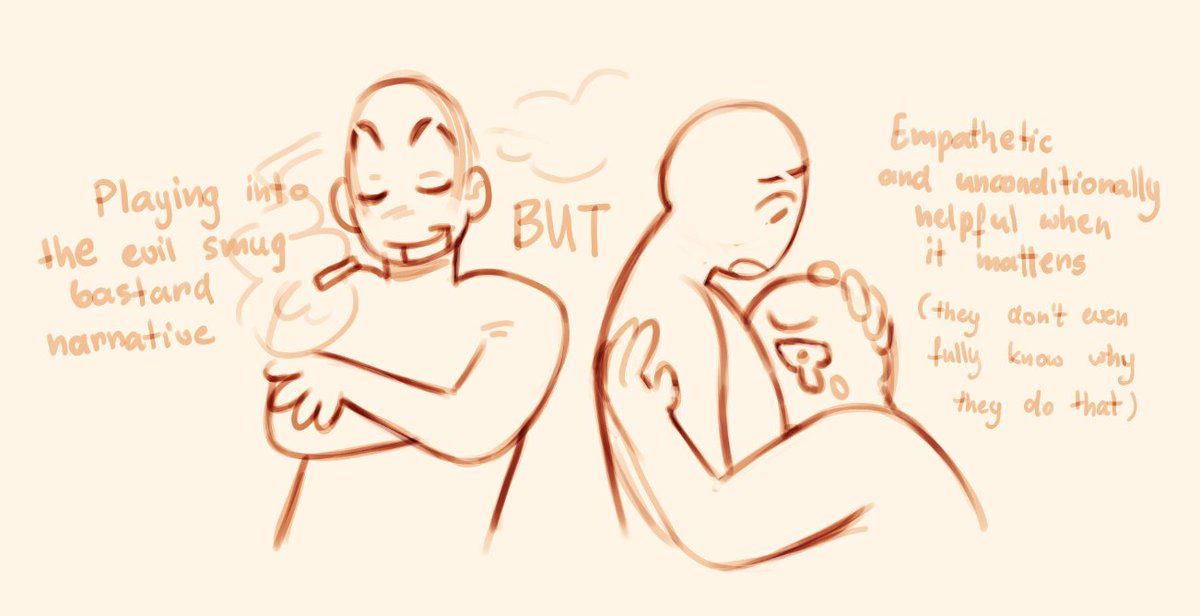 simplytibbs's tweet photo. I love a complex kind bastard...

blobslop aka vagueposting about OCs
<del> https://t.co/zjWCtmMive