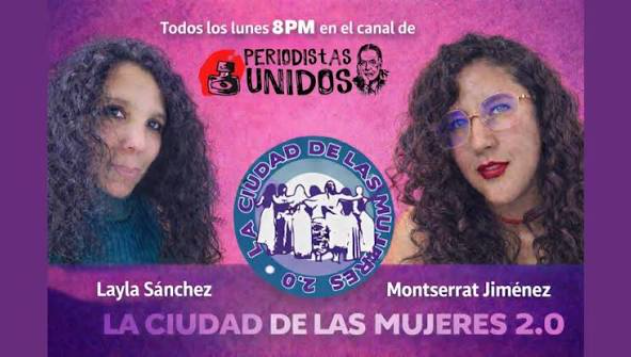 PeriodistasU's tweet photo. 📅 Mañana, lunes 27 de julio | 🕗 8:00 p.m.

🎙️ La Ciudad de las Mujeres 2.0

Con Montserrat Jiménez  @Dra_Montse_JH
  y Layla Sánchez @TREMENDALAYLA.

🔎 Temas del programa:

🔸 Tema principal: analizaremos la agresión en redes sociales contra la denunciante de un profesor que decidió quitarse la vida. Reflexionaremos sobre la violencia digital, la revictimización y la responsabilidad colectiva al abordar estos casos, siempre desde el respeto hacia todas las personas involucradas.

💜 El Centro de Salud de las Mujeres: conversaremos sobre el Síndrome Ovárico Metabólico Poliendocrino (SOMP): qué es, cómo se manifiesta y por qué es importante nombrarlo nuevamente y atenderlo de manera integral.

🎶 Ellas Resuenan en la Ciudad: nos acompañará Mare Advertencia, una de las voces más importantes del rap feminista e indígena en México, para conversar sobre su música, su trayectoria y el poder del arte como herramienta de resistencia.

📺 Transmisión en vivo:
https://t.co/oRhO3YC1z0