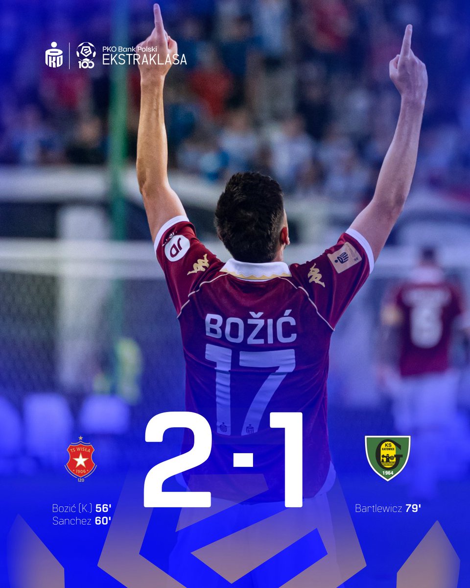 _Ekstraklasa_'s tweet photo. 🔚 #WISGKS

@WislaKrakowSA wraca i wygrywa! ✊ https://t.co/siSqYDBHaQ