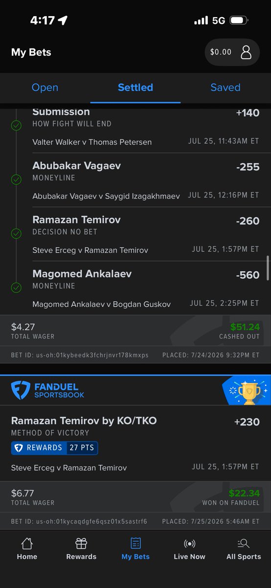 216Pickz's tweet photo. Solid night of UFC betting! #UFC looking forward to Belgrade this week 🔥 https://t.co/wSwjKKAL0K