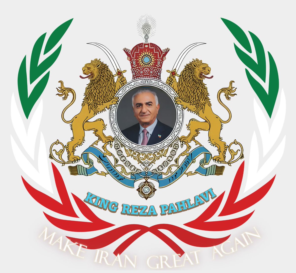 Azady258's tweet photo. @PahlaviComms رضاشاه_روحت_شاد 👑 #شاهنشاه_آریامهرروحت_شاد 👑
 #KingRezaPahlavi‌ 👑
Cyrus Accords
Regime Change in Iran  🇮🇷
Free the Political prisoners in Iran
Arm Iranian  
President Trump &amp; King Bibi, Finish Them  🆘 https://t.co/wR4tdHKoLW