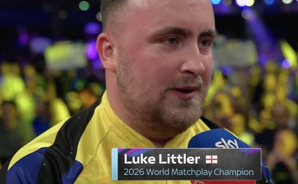 HighRollerRadio's tweet photo. "I feel like it's the best version of myself, I've just been playing so well."

Luke Littler

#Darts #WorldMatchplay https://t.co/svY3gqKSuR
