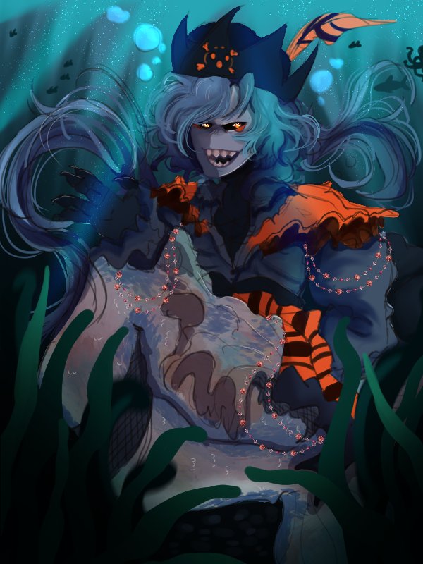 crow_crescent's tweet photo. I've been a bit busy on #artfight 
Siren oc belongs to psychobunnie  on artfight https://t.co/iiZC01W45q