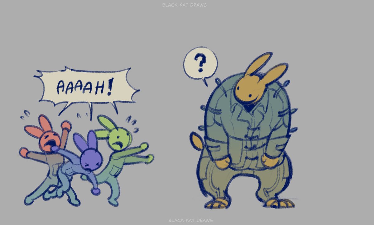 BlackKatDraws's tweet photo. [Animal Hospital] Three troublemakers and an anomaly
(1/2) 🧵
#AnimalHospital https://t.co/qKTlPoouoH