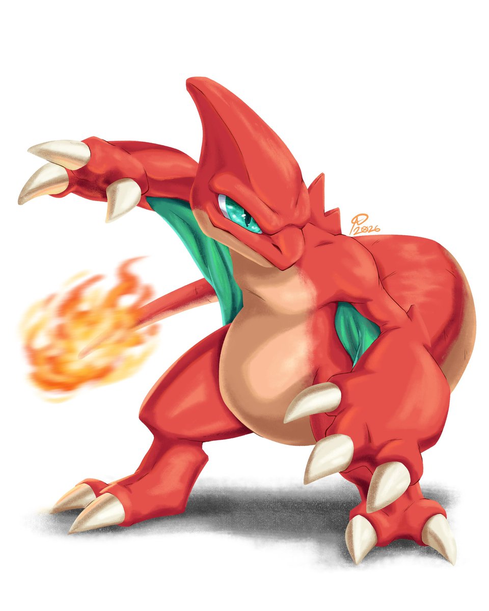 Yes050403's tweet photo. Drawing Pokémon Every Day

No.0005 Charmeleon
Fire
Flame Pokémon https://t.co/phPGubFUBc