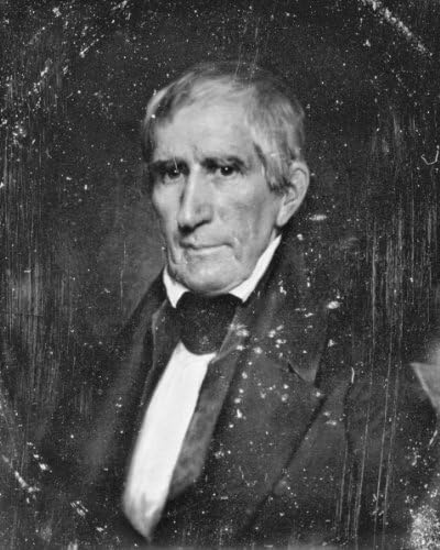 EchoesofWarYT's tweet photo. There is a decent chance the word "booze" exists because of William Henry Harrison, America's 9th President. During his 1840 campaign, a distiller named E.C. Booz sold whiskey in log-cabin-shaped bottles to promote him. People started calling the liquor "Booz," and the name stuck to cheap alcohol ever since.

Here's the con. Harrison's whole image was "humble frontier farmer who lives in a log cabin and drinks hard cider." His campaign leaned all the way into it. In reality he was born on a wealthy Virginia plantation, was the son of a man who signed the Declaration of Independence, and his "log cabin" was actually a 16-room mansion built around an old cabin. It was one of the first times in US history a candidate got packaged and sold like a product, and the fake image won.

When he wasn't farming at North Bend, Ohio, he had a genuinely nerdy hobby: he dug around the ruins of an abandoned Shawnee village near his land, studied the artifacts, and actually published a written article about what he found. A President moonlighting as an amateur archaeologist.

And then the tragic punchline. On a freezing, snowy inauguration day he refused to wear a coat or hat and delivered the longest inaugural speech in American history, nearly two hours and over 8,000 words. He caught pneumonia and died 31 days later, giving him the shortest presidency ever.

So the real William Henry Harrison: a rich aristocrat who won by cosplaying as a poor cider-drinking farmer, dug up ancient artifacts for fun, may have gifted us the word "booze," and then talked himself to death in the cold in a single month.

That's a President.