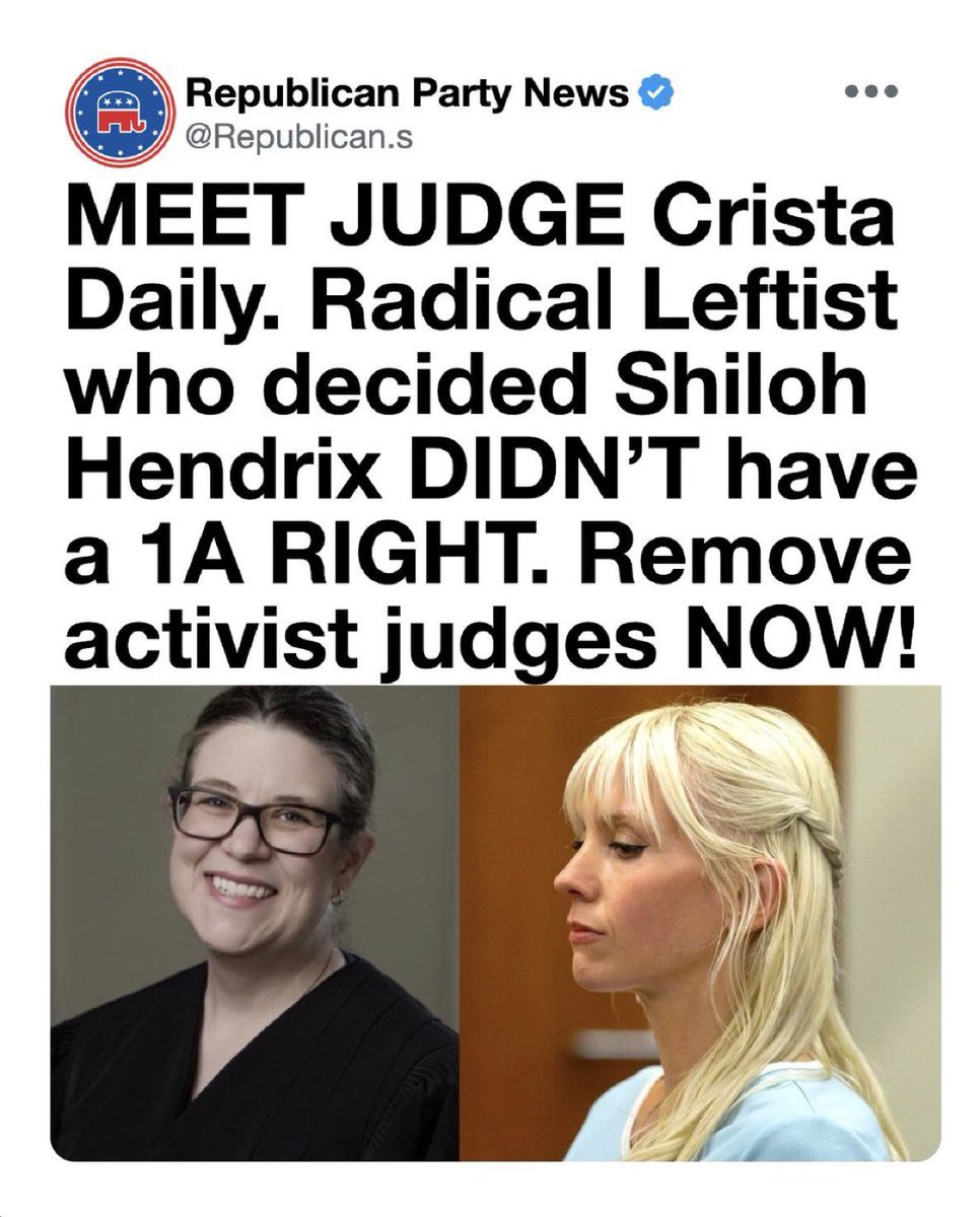 ProudElephant's tweet photo. Another activist judge that needs to go! https://t.co/hRnokxkl6V