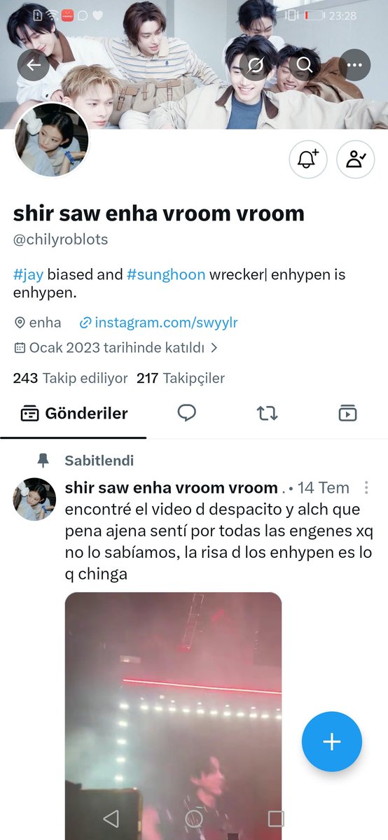 Heeseungom7z's tweet photo. arkadaşlar açil bu oci temizlememiz lazım yoksa bütğn ot7 pilanğni bozucak bu ot6 encini.açılll https://t.co/aqjIyxG89z

엔진은 책임을 요구합니다.
#Hold_HYBE_Accountable_Q2
#BoycottHYBE_ZeroCredibility https://t.co/wlKEprPXia