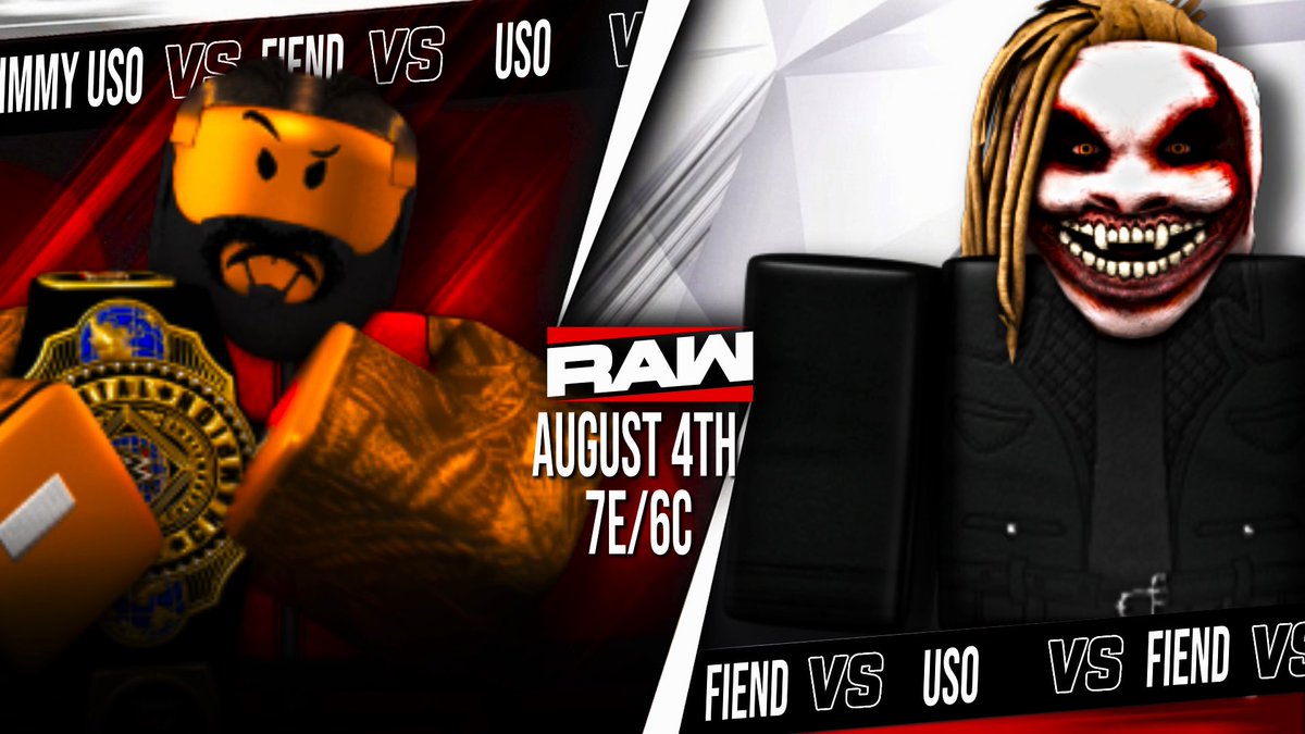 WWEP2026's tweet photo. #OimmyUso goes against #TheFiend IN A NON TITLE MATCH. LIVE August 4th at 7:00PM EST. What will Oimmy Uso prove to the fiend if he beats him!? We'll find out. https://t.co/sxph1rEpzQ