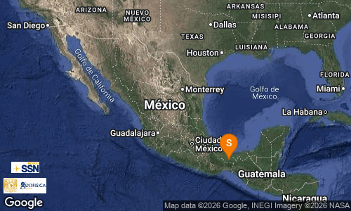 SismologicoMX's tweet photo. SISMO Magnitud 4.5 Loc  52 km al SUR de  MINATITLAN, VER 26/07/26 14:16:57 Lat 17.53 Lon -94.49 Pf 176 km https://t.co/sn3sdMZuHC