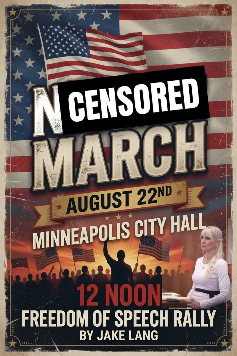 goRubenRuben's tweet photo. Jake Lang is spewing hate while hiding behind “free speech.”
So much for his side’s big speech at the WHCD — “Violence is never a solution.”
Yet his hate squad is the one physically attacking people and trying to shut down free speech with violence.
He’s bringing this poison straight to Minneapolis.
Stop the hate.
#StopKillingUs