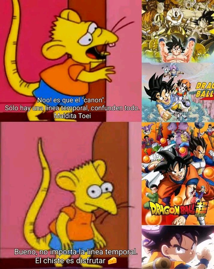 Josuesoki118562's tweet photo. Imagínate como el terminó del "canon" no solo trajo más problemas que beneficios en internet, sino que ahora creen que todo lo que hace en el DB moderno es bueno solo porque "lo hizo Toriyama" en cuanto GT y las pelis nada que decir, el termino del canon arruinó a una generación https://t.co/UZ3TvQhFQD
