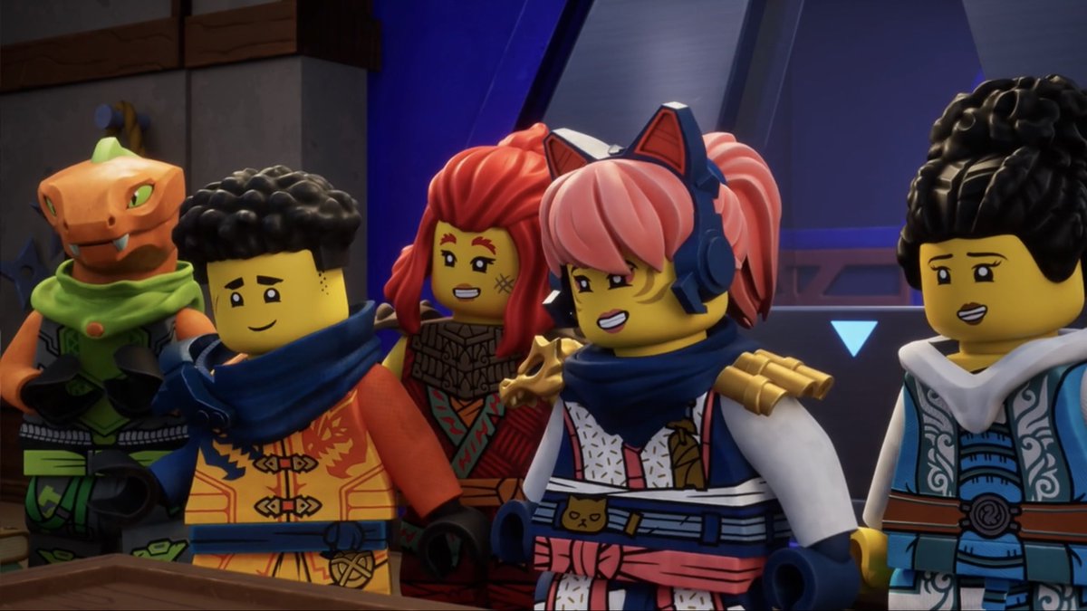 StormingZee's tweet photo. One of my favorite things about Season 4 Part 2 was getting to see the New Ninja team work on their own. Having episodes where the plot is mostly or all about them really proved how well they can carry the show. #ninjagospoilers https://t.co/a8U359ByXW