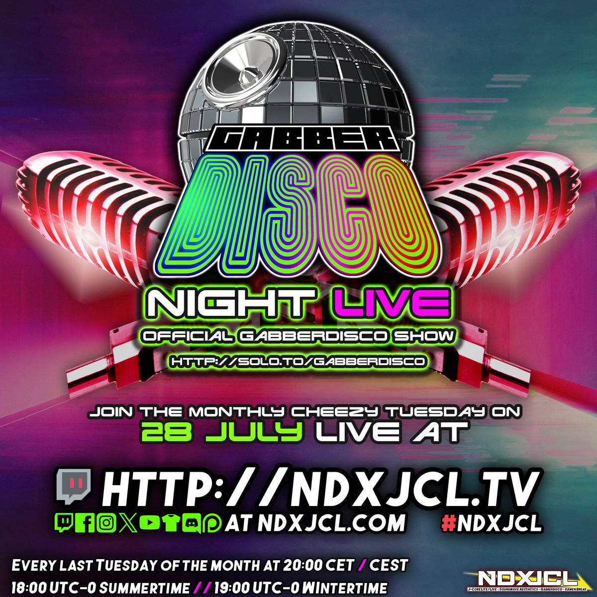 NeodashZerox's tweet photo. Monday we will have J-Core Life with a community stream. It will be also the last show of the season with a community stream and will reveal the new final UNMUTED Japan video coming.

Tuesday we will have Gabberdisco Night Live.

Hope to see you at https://t.co/gZlagrwd3Z https://t.co/r1uGUckHfw