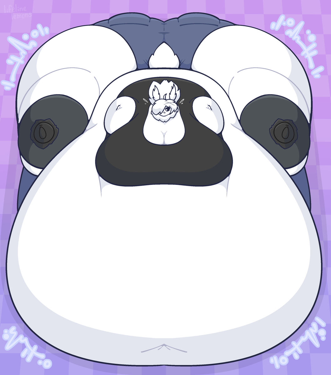 lifelinelemons's tweet photo. confection for @/novasoda from other site who wanted an overhead shot of their very blobby moth https://t.co/IZLifbtmsi