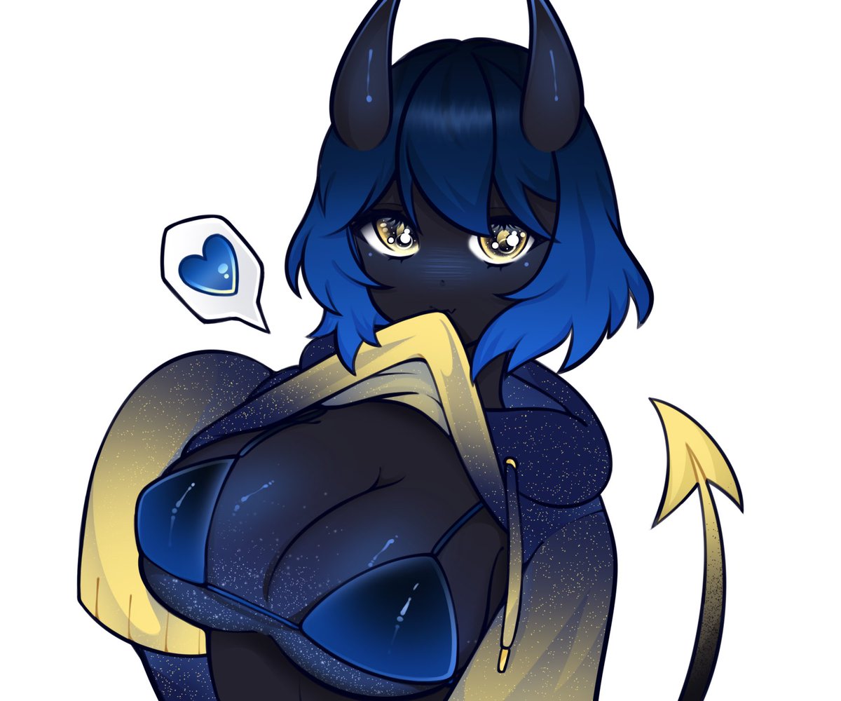 hofessionalttv's tweet photo. “Is this better?”🫣💙

🎨: Breadwithbutterexe on Vgen

#art #commission #vtuber #commissionart https://t.co/onYsVNhQZc