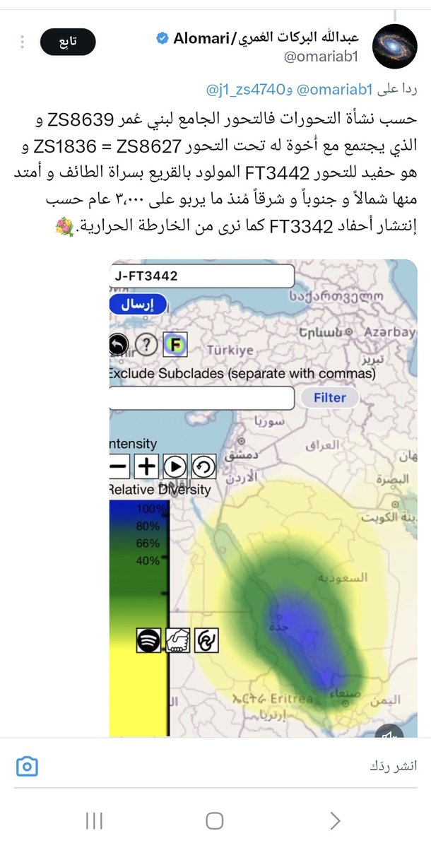 Froxs711's tweet photo. @aleadini72 غير صحيح ابدا. هذه المنطقه. متنوعه جينيا   وفيهم قبايل  كثير 

لماذا. الفاملي وضع التحور حجازي رغم قله العينات ؟! https://t.co/IsVuO6DrI5