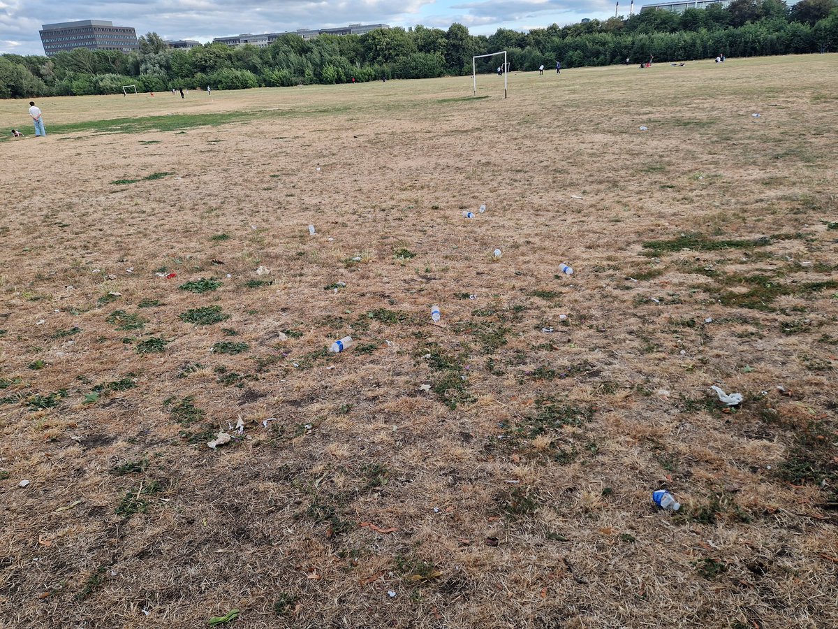 Alexandru2003's tweet photo. @NewhamLondon Maybe use some of the council tax income to clean our parks?? Pictures from Beckton Park https://t.co/RPnDUSM0LI