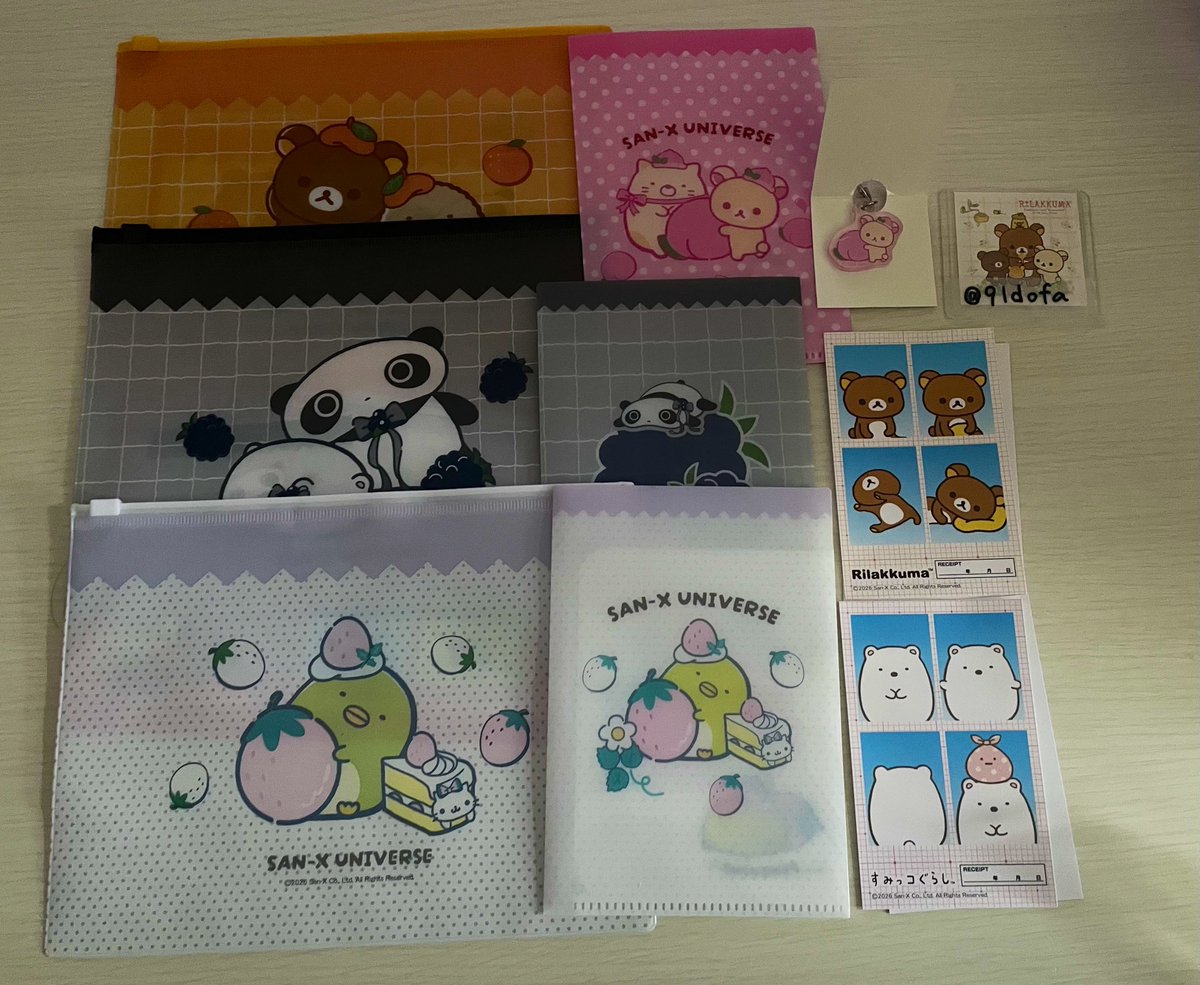 9ldofa's tweet photo. サンエックスユニバース 100均 Seria セリア DAISO ダイソー 交換

【譲】 リラックマ コリラックマ とんかつ ねこ しろくま ぺんぎん？ たれぱんだ にゃんにゃんにゃんこ(画像1)

【求】 チャイロイコグマ とかげ 関連(画像2)

仙台手渡しor郵送
お気軽にお声掛けください https://t.co/mp4ltL6fD6