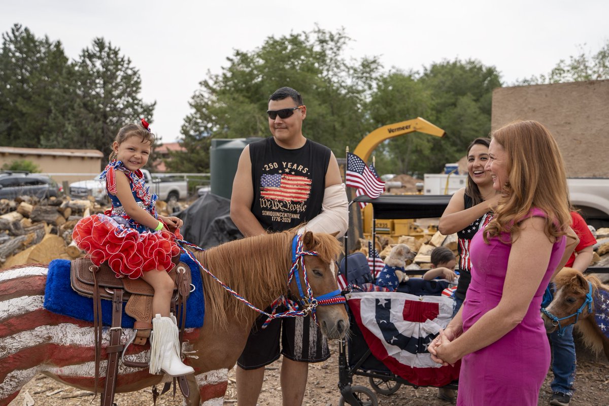 MelanieforNM's tweet photo. It’s 100 days until Election Day!!

Every town hall, parade, roundtable, and community meeting is a reminder of what’s at stake this November. Our communities are fired up and ready to keep New Mexico blue, take back the House, and move our country forward!! 💪 https://t.co/nPNlkz9k04