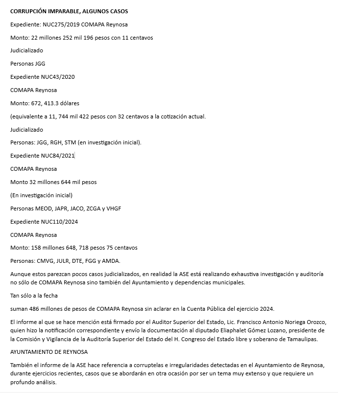lvelasc0's tweet photo. @ContraloriasMX  Favor de apoyar una auditoría en la ciudad de Reynosa, Tamps. ¡La población está harta de tanta CORRUPCIÓN! c.c. @gobtam @ComapaReynosa @ReynosaGobierno @carlospenaortiz @conagua_mx @SCJN @GobiernoMX @Claudiashein  La poblacion de Reynosa seguimos sin agua! https://t.co/axb6TShcRg