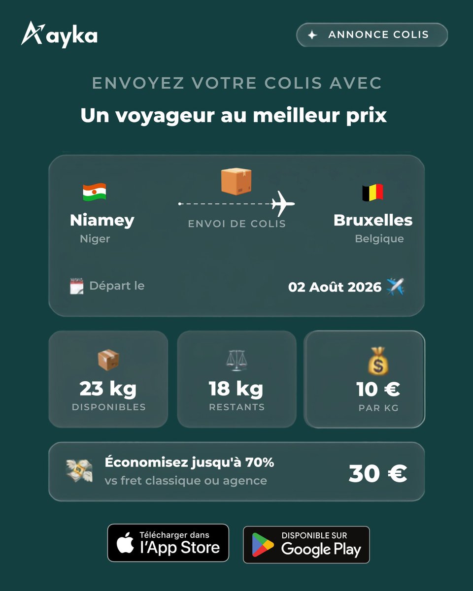 AykaColis's tweet photo. Annonces disponibles sur Ayka ! https://t.co/YM3eDeVXKK