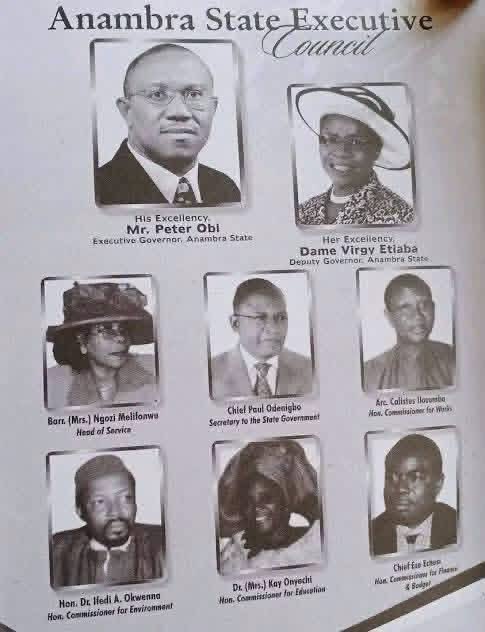 abdullahayofel's tweet photo. All the commissioners who served with me, in the 8 years I was in office were all Muslims.” — Peter Obi lie again 

Check the List of Peter Obi Commissioners in the second frame 👇😭😂 https://t.co/9tSyZxSt8c