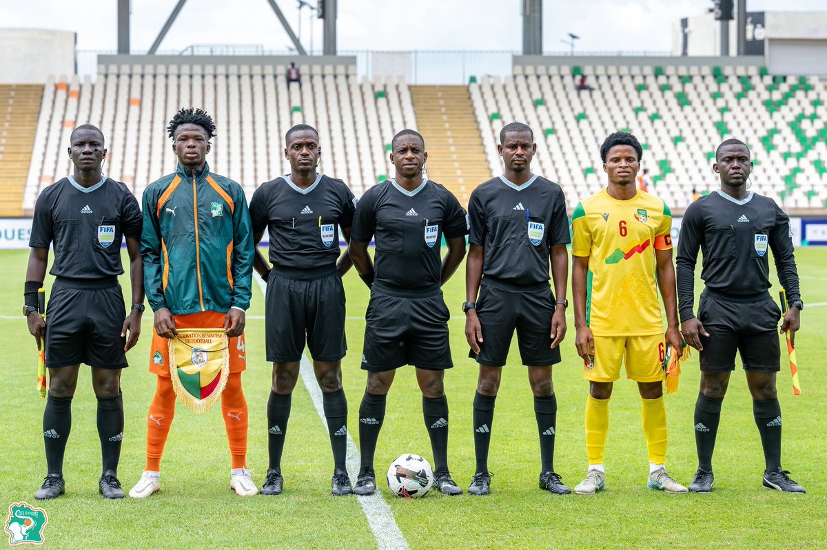 equipenatciv's tweet photo. Qualification CAN 2027 U20 (Tournoi UFOA-B)

Côte d’Ivoire 🇨🇮 - Bénin 🇧🇯 : 5-0

Retour en images de la large victoire de nos Éléphants U20 face aux jeunes Guépards béninois.

#TousDerriereLesElephanteaux 
#CAN2027U20 
#FederationIvoiriennedeFootball
#CafZoneUfoaB https://t.co/McYDZb7XRJ