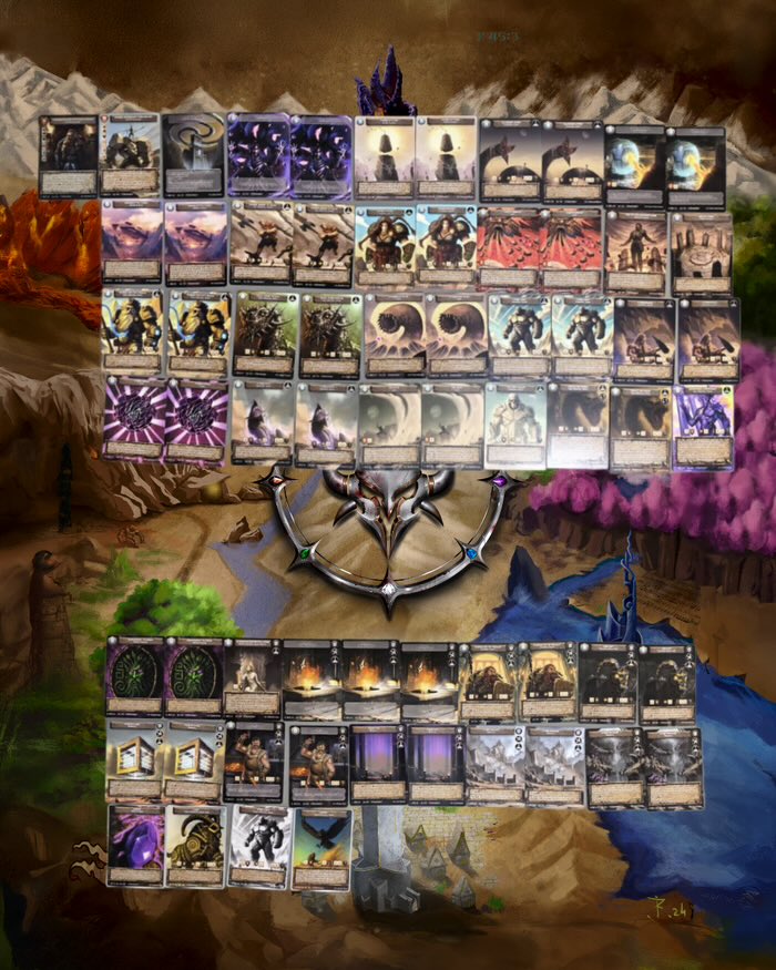 bluthelden's tweet photo. 🎥BEHIND-THE-SCENES🎥
💥Original Picture after the step production of the Brown Starter Deck🟤for 2.Edition Bluthelden „Alliances“…
#blutheldentcg #ttcg #Alliances #Leros