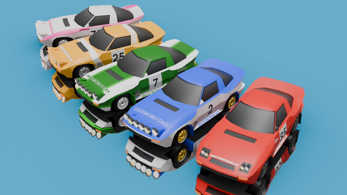 C1RCUi7's tweet photo. New color variations have been added to SB7!
Each one is based on a real inspiration. Can you guess them all?
A few other changes have also been made.
You can download it here: https://t.co/EIFC8PTEHL #lowpoly https://t.co/TTL2gFrHDo