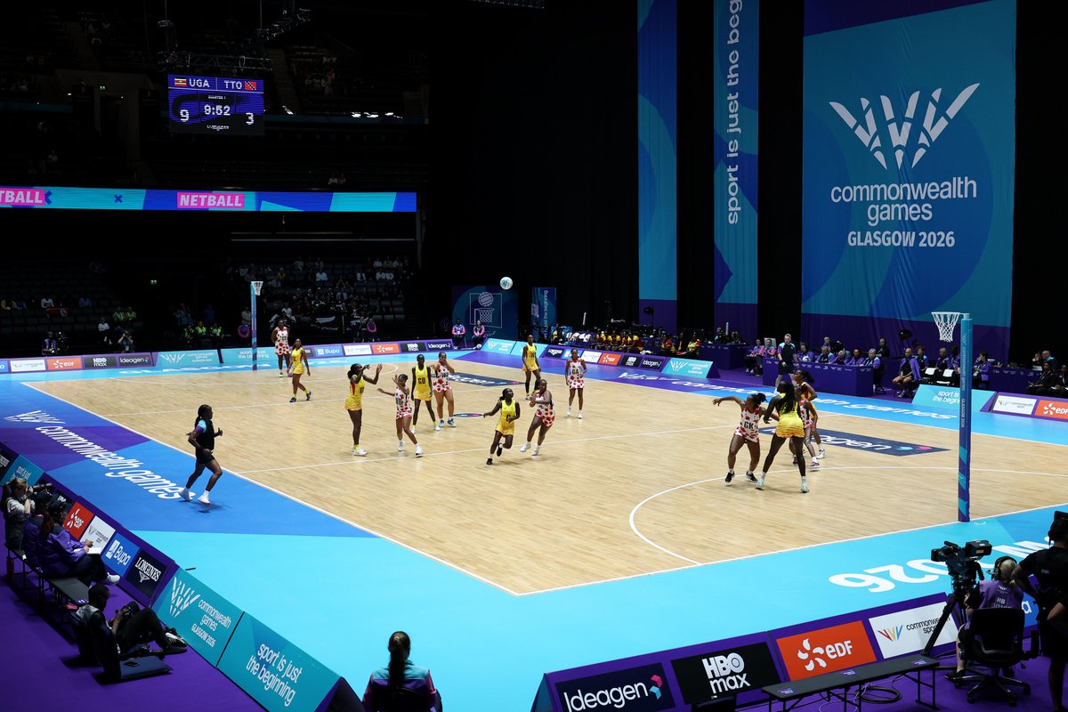 DStvUganda's tweet photo. FT' | Uganda πΊπ¬ 80:36 Trinidad & Tobago πΉπΉ
The She Cranes power past Trinidad & Tobago with an emphatic victory to keep the momentum soaring in Glasgow.πΊπ¬π₯
#SSCommonwealthGames #Glasgow2026 https://t.co/ezJaO7fX0e