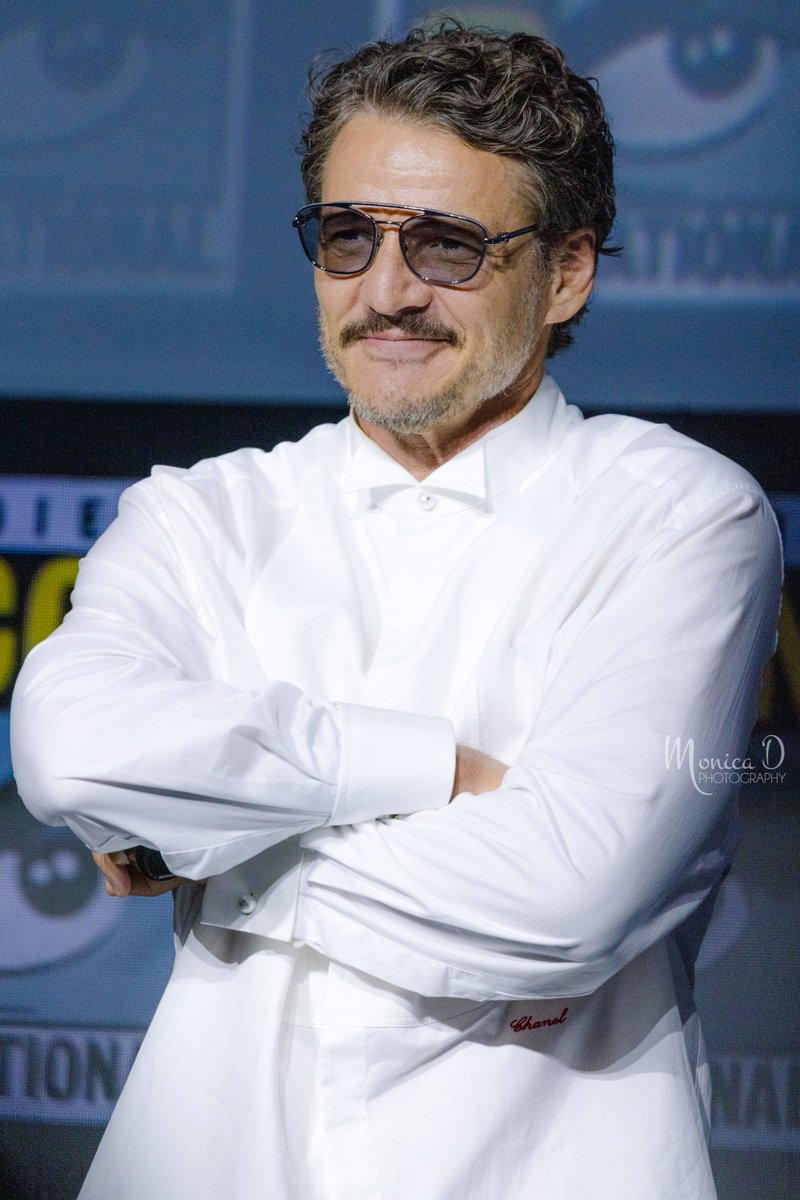 MonicaDPhoto's tweet photo. Pedro Pascal on stage for the Marvel panel in Hall H at San Diego Comic Con. #sdcc #sdcc2026 #marvel #pedropascal #starwars https://t.co/7QzMv2vR9m