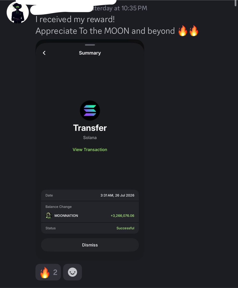 MoonNationHQ's tweet photo. 🌙 Proof > Promises.

Rewards sent. ✅
Community growing. ✅
More holders joining. ✅

MOONNATION is just getting started.

Shoutout to everyone helping build this movement and congratulations to the community members who received their rewards! 🚀

#MEMECOIN https://t.co/dW46LBQxV3