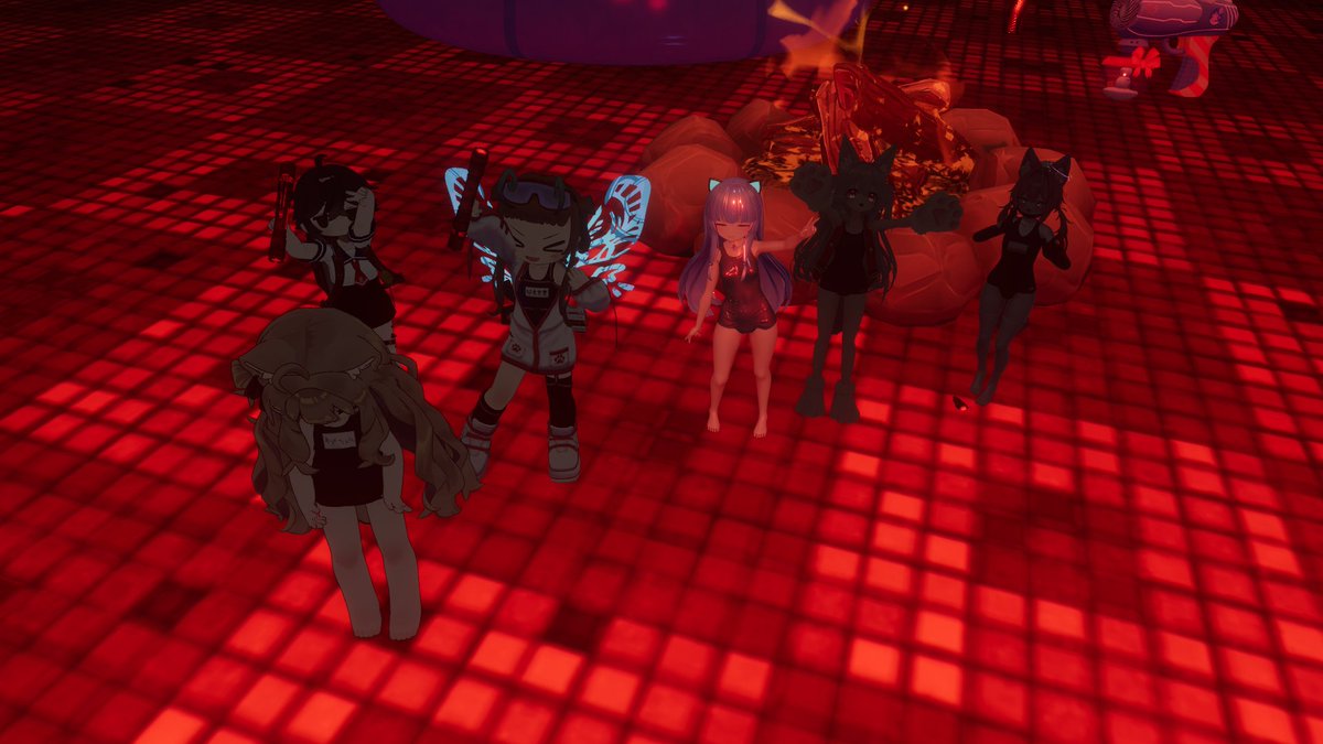 sekiguti_arai's tweet photo. オラァ！！
朝のスク水タイムだ！！
昨日のスク水ゲーム集会の写真を貼るぞ！！
#VRChat #スク水ゲーム集会 https://t.co/dr0idDZfRD