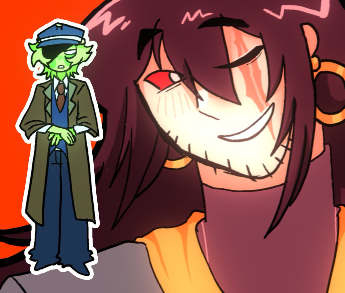 Bull3t_start_0's tweet photo. The red in my ugly green life
(this shi is flopping so hard i know it)
#ocart #oc https://t.co/6QlOrVMnwP