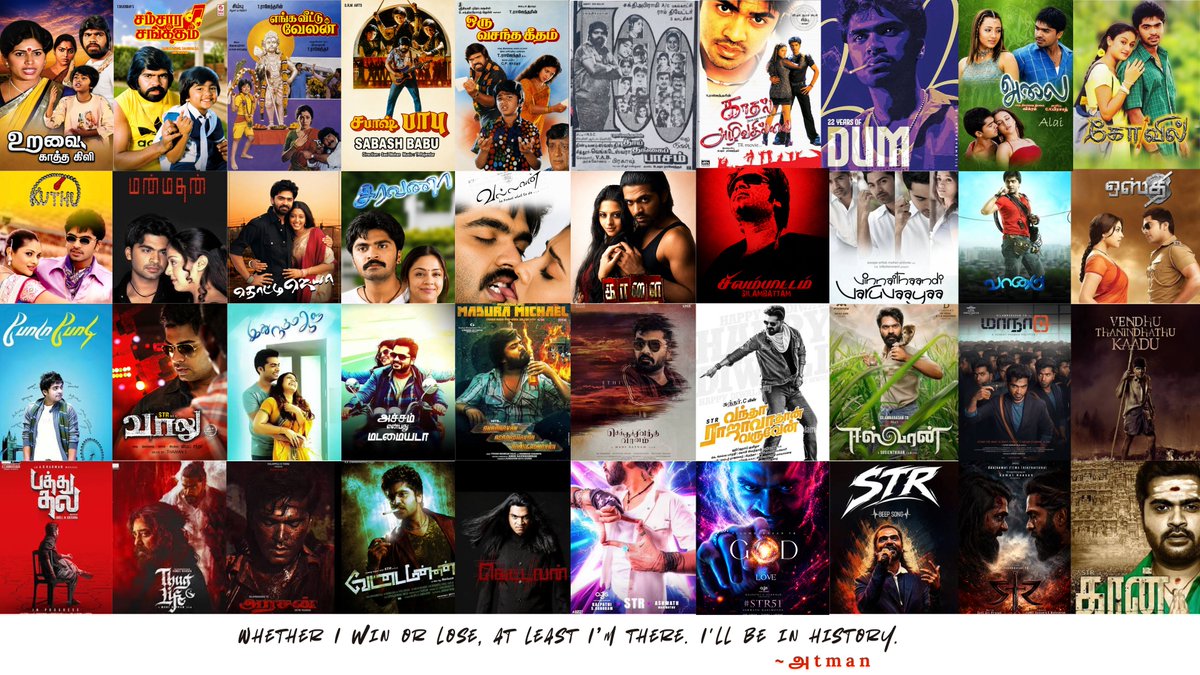Kannan1782's tweet photo. Hate him. Love him. Ignore him.
History will remember him❤️‍🔥

#SilambarasanTR #STR #Silambarasan #Simbu #STRForever #ATman https://t.co/TwNRWM60TL