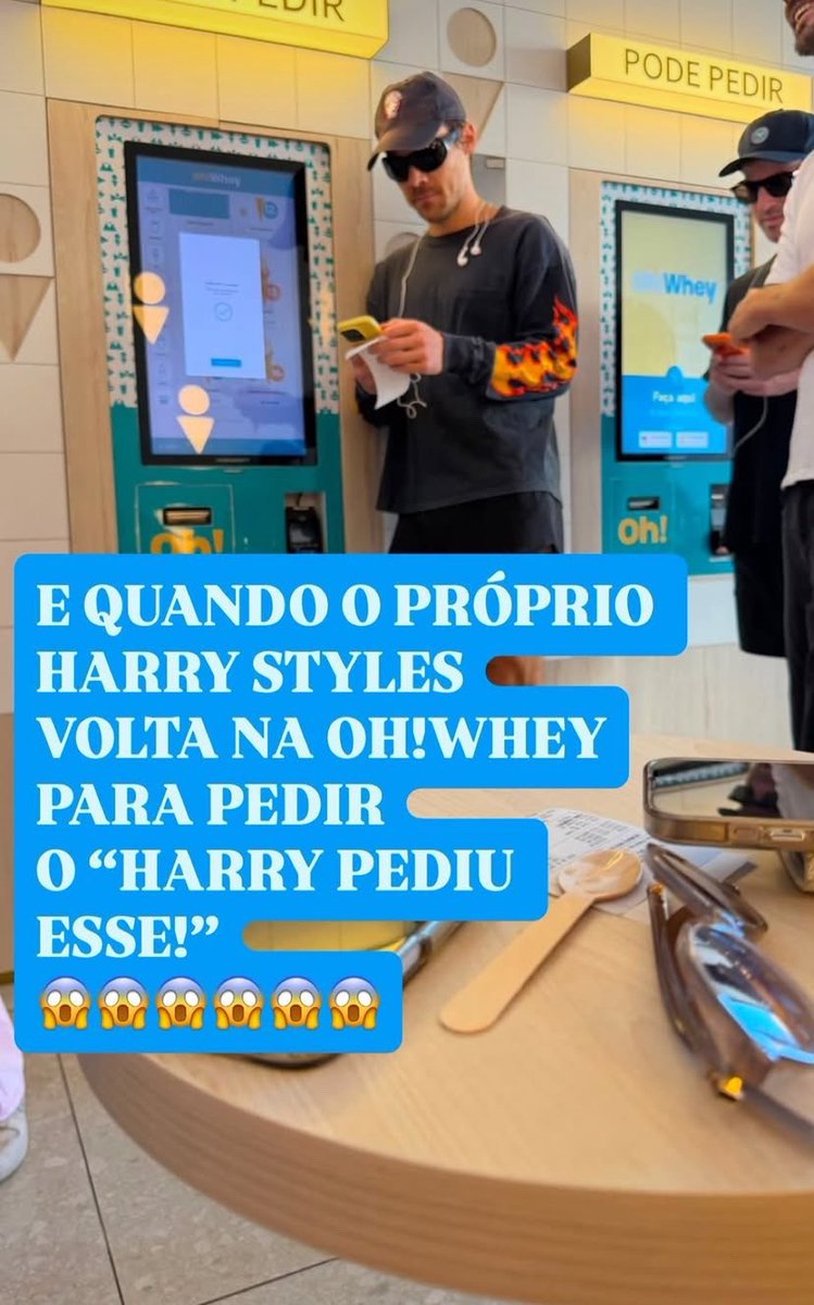 TeamDirectionBR's tweet photo. Imagina o Harry vendo que o sorvete mudou o nome para “Harry pediu esse” 🤣 https://t.co/R91yBLeKBL