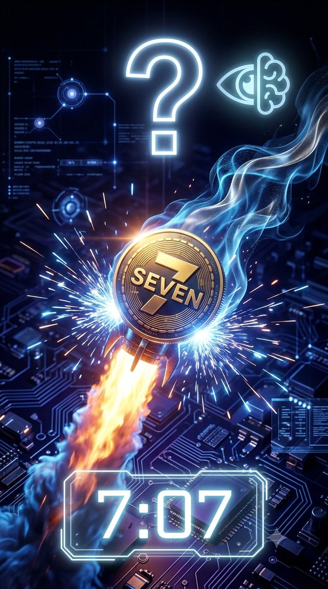 SEVN_Network's tweet photo. @solana @okx 
The Mystery of the Number 7: Are You Ready for What’s Coming? 🤫🔥
​Something big is hidden in plain sight, and everything in our ecosystem is pointing to one specific direction. Have you figured it out yet?
​#SEVN #SevenNetwork #Web3 #Crypto #Solana #CryptoCommunity #ComingSoon #NextBigThing #CryptoGems #StayTuned