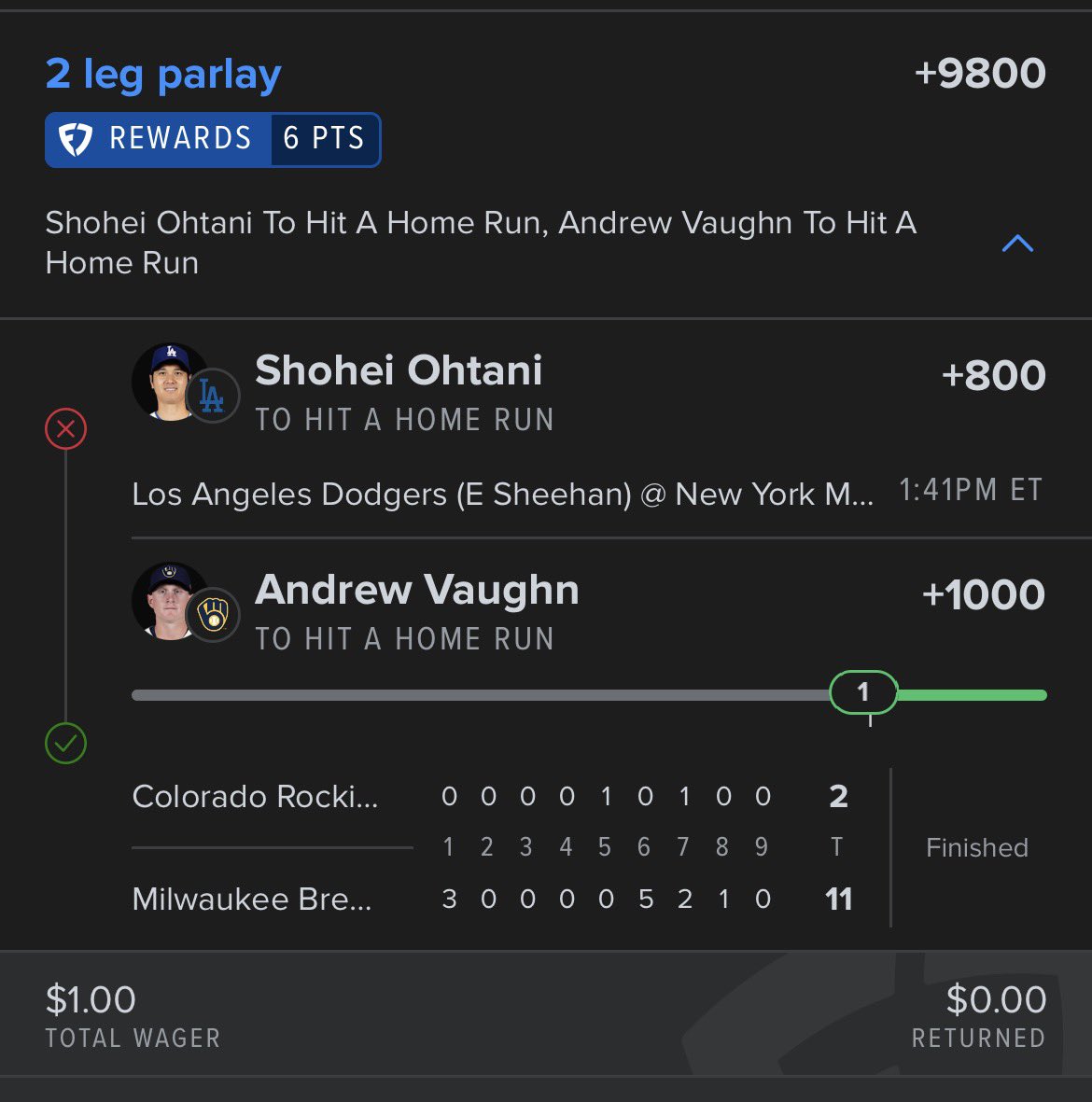 MikebrownGamble's tweet photo. @MLBHR My right hand was itching all crazy after that rigged shit with ohtani.. I knew you was going go soler 👏 https://t.co/u7Z17ZrRUs