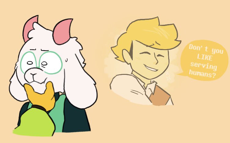 Potato472734's tweet photo. Flashbacks #deltarune #kralsei https://t.co/0V4uIuqeN0