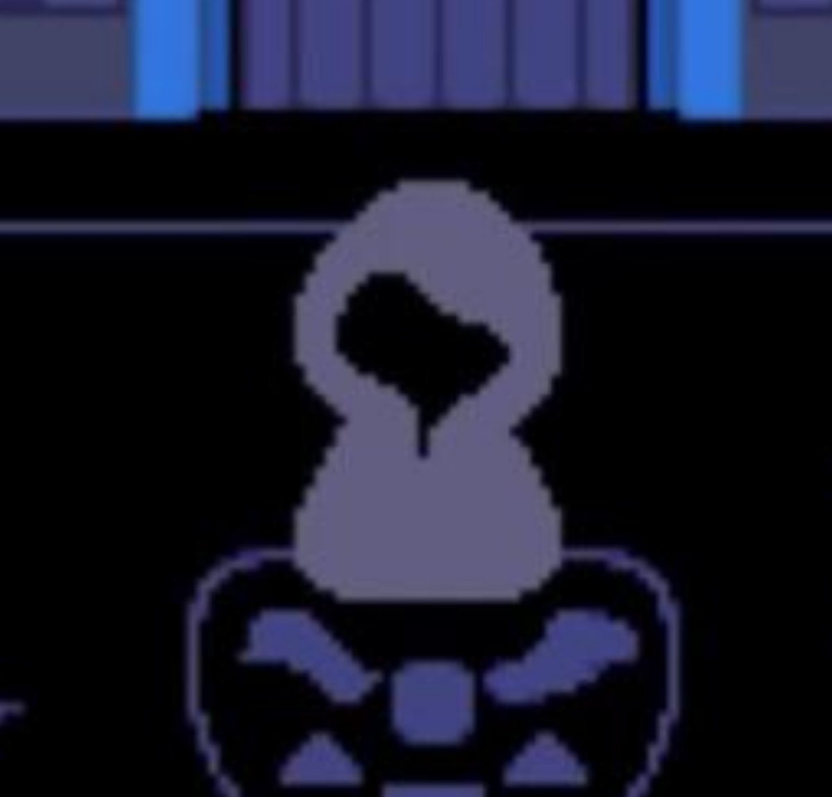 fambramb's tweet photo. I am tired of pretending there is no deeper meaning to Ralsei and Riverperson sharing the same cloak. Like I doubt they're the same person for obvious reasons but there HAS to be something between them especially with RP's all knowing gaster acorn bs https://t.co/uy7kqsic26