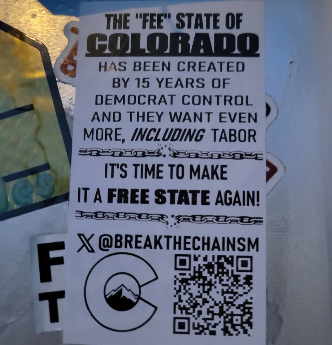 BreakTheChainsM's tweet photo. Colorado has become one of the most unaffordable states to live in.

Pair that with safety concerns, crime, businesses leaving &amp; illegal immigrant "sanctuary state" policies &amp; its a leftist recipe for disaster. 

We can not continue this trend in November. Get active &amp; save CO! https://t.co/0jMliOfrpd