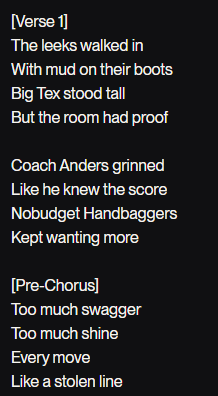 newportleeks's tweet photo. #LEEKS club band back in the studio but it's a heavy loss to the Handbaggers. With thanks to @suno check out this weeks banger! 
https://t.co/BDtJprRt8h https://t.co/2bpM23AmHl