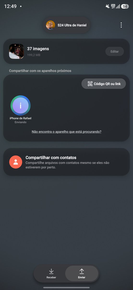hanielxdias's tweet photo. @oxepitu Depois que liberou mandar arquivo do Samsung por airprod nunca mais penso em iPhone https://t.co/6slcyf6mVL