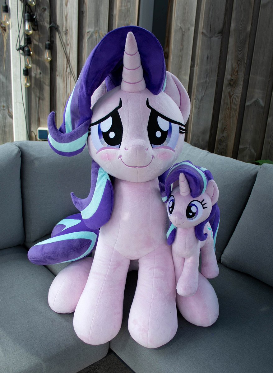HondaEarthPony's tweet photo. @DellEngineer and I's Glimmer plushies together after being freshly made by @meplushyou ๐ This was right before they got shipped to us, we commissioned the same person within' one day of one another ๐คญ
#meplushyou #mlp #mlpplush #starlightglimmer https://t.co/oDVz47jh8H