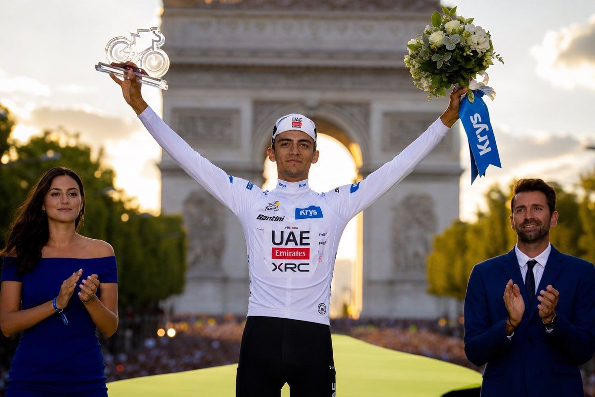 Antonio_Rosique's tweet photo. 🇲🇽Isaac del Toro en el #TourDeFrancia 🇫🇷🚴🏻

🔝Mejor ciclista joven de la competencia (2do mexicano en lograrlo)

🥉3er lugar general del evento (Récord para México)

🥇Ganó la etapa 2

👉🏻 4 veces en el Top 3 de las 21 etapas

👉🏻 6 veces en el Top 5

👏🏻 Eres histórico Isaac del Toro

#Colosal 
#MexicanPower