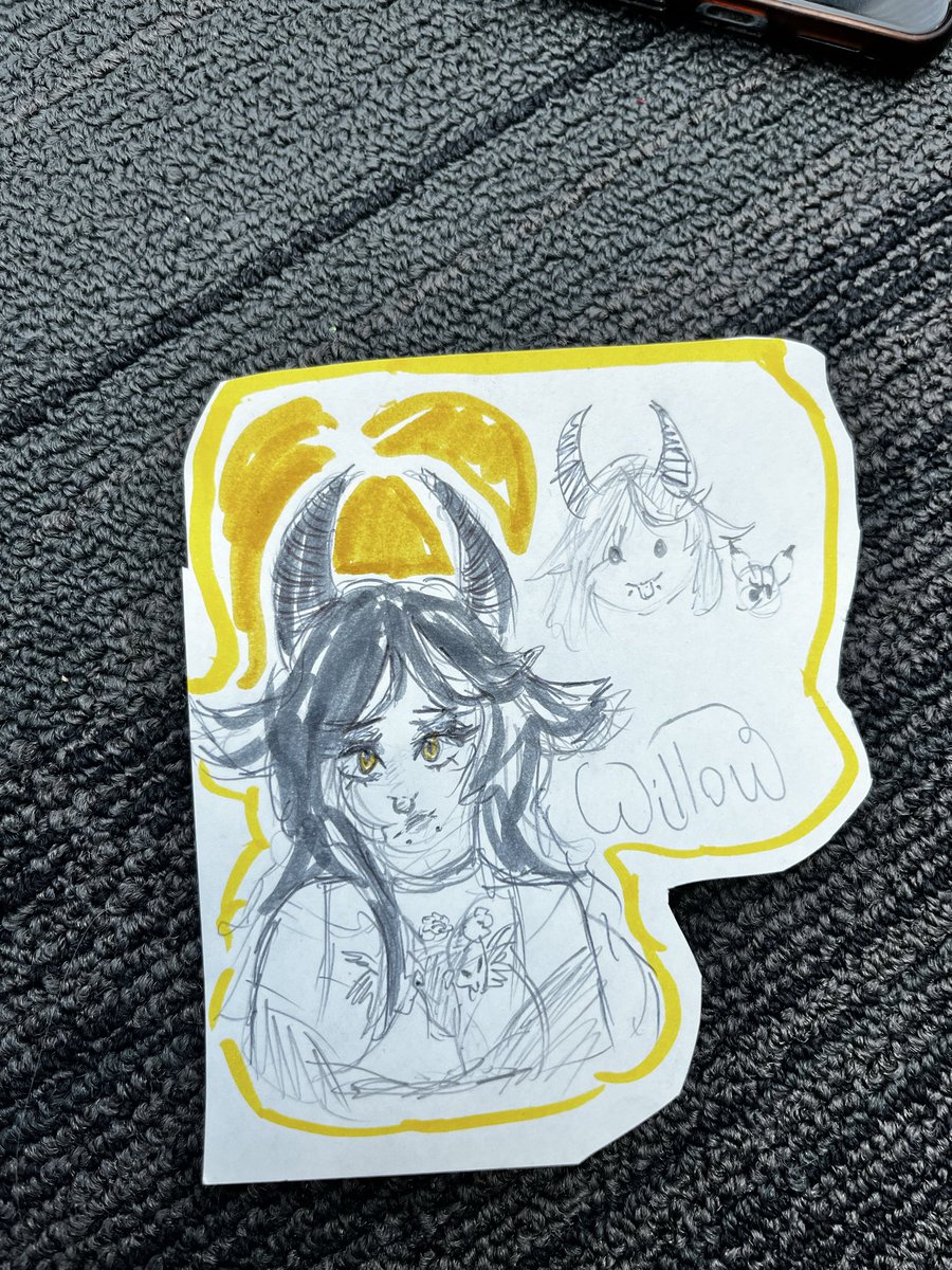 WillowTheBaphie's tweet photo. I love you!!! It was awesome to meet you and thank you for this beautiful art piece 🥹🫶💯 @ThyVesper
 #offkai https://t.co/nLXx0ZNrj9